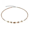 Collier Coeur de Lion Mini Cubes Mocha Mousse