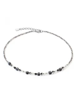 Collier Coeur de Lion Princess Shape Mix noir-blanc