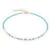 Collier Coeur de lion Princess Spheres turquoise