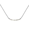 Collier Doriane Fil Gris Perles Miyuki Argent