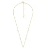 Collier Fossil Sadie Shine Bright en laiton doré