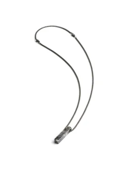Collier Gemini Tantum Grey Larvikite
