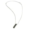 Collier Gemini Tantum Green Obsidienne