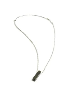 Collier Gemini Tantum Green Obsidienne