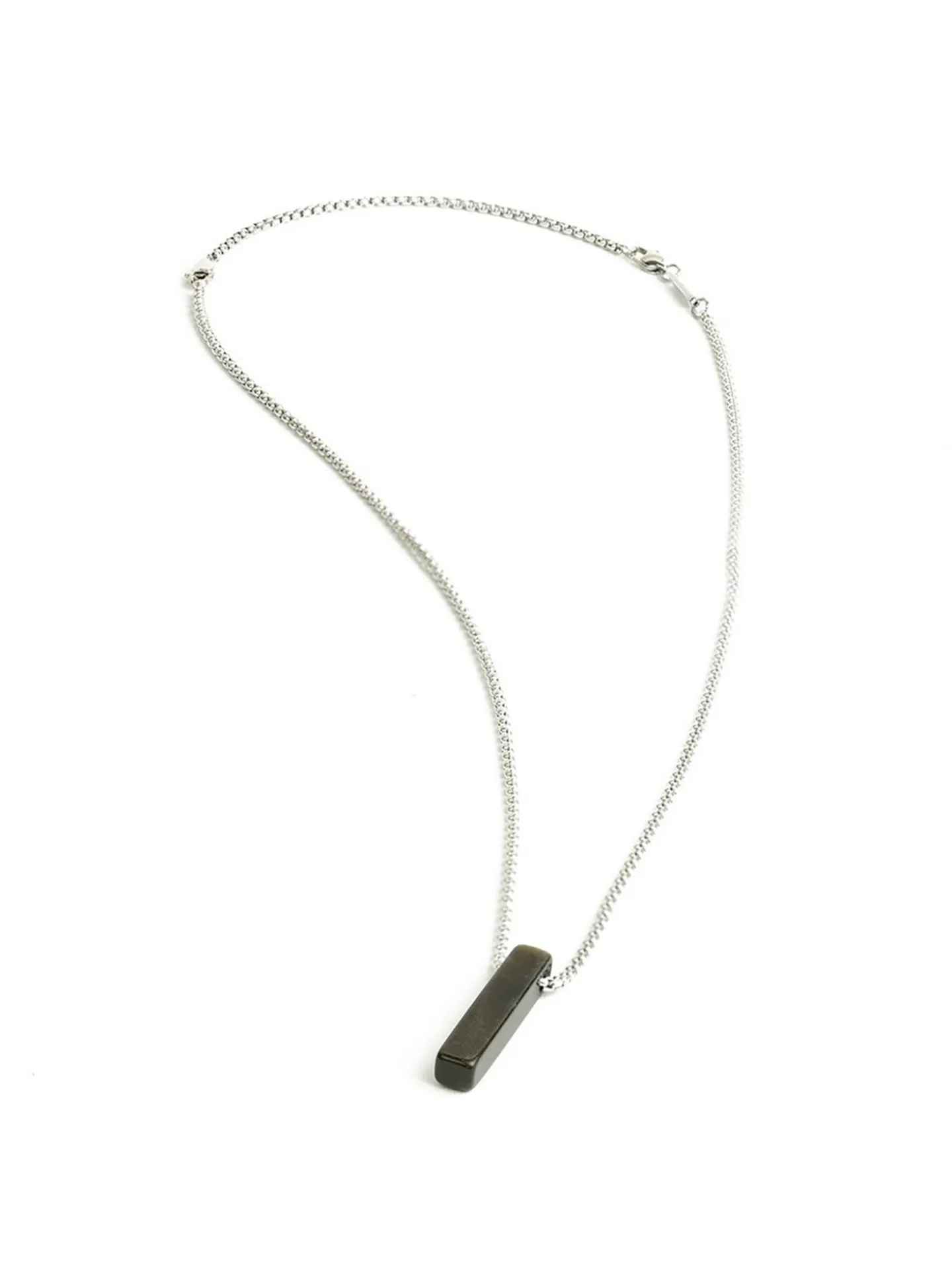 Collier Gemini Tantum Green Obsidienne