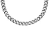 Collier homme Fossil Ellis maille gourmette acier