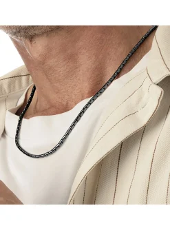 Collier homme Lotus Style Urban Man acier noir