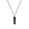 Collier Jourdan Nunki fibre de carbone noire