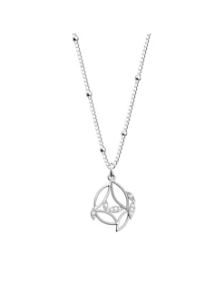 Collier Les Georgettes Arbre de vie argenté Collection Les Intemporels