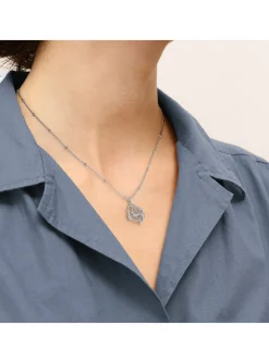 Collier Les Georgettes Arbre de vie argenté Collection Les Intemporels
