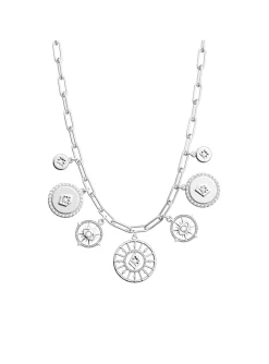 Collier Les Georgettes Astrale argenté 16mm_x005f_x000D_Collection Les Précieuses