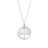 Collier Les Georgettes Balance argenté 20mm