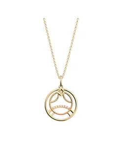 Collier Les Georgettes Cancer doré 20mm