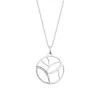 Collier Les Georgettes Jungle argenté 25mm