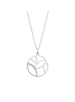 Collier Les Georgettes Jungle argenté 25mm