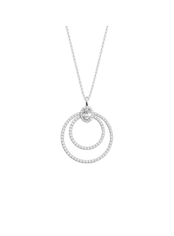 Collier Les Georgettes Nuit argenté 20mm_x005f_x000D_Collection Les Précieuses