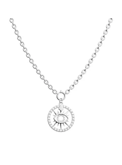 Collier Les Georgettes Oeil argenté