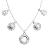 Collier Les Georgettes Pépite argenté 20mm