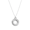 Collier Les Georgettes Pépite argenté 20mm
