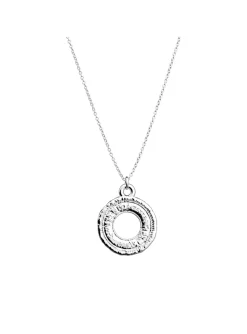 Collier Les Georgettes Pépite argenté 20mm
