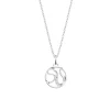 Collier Les Georgettes Reptile argenté 16mm