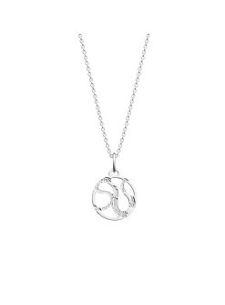 Collier Les Georgettes Reptile argenté 16mm
