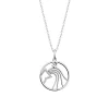 Collier Les Georgettes Verseau argenté 20mm