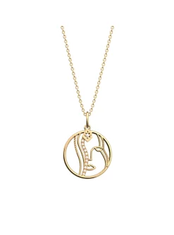 Collier les Georgettes Vierge doré 20mm