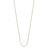 Collier Lotus en argent doré petits cubes