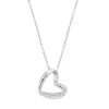 Collier Lotus Silver coeur torsadé