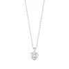 Collier Lotus Silver Coeur