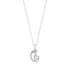 Collier Lotus Silver Footprint argent