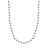 Collier Lotus Silver Trendy perles noires