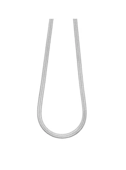 Collier Lotus Style Maille Miroir acier