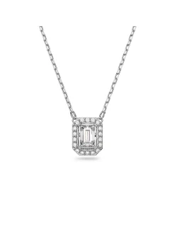 Collier Millenia Swarovski Zirconia carré blanc