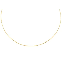 Collier omega réversible or bicolore 18 carats