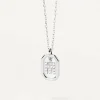 Collier Pdpaola Lettre M Mini Argenté