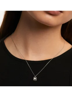 Collier Pdpaola Lettre M Mini Argenté