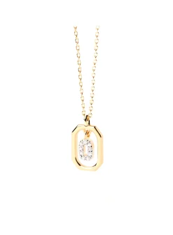 Collier Pdpaola Lettre O Mini doré