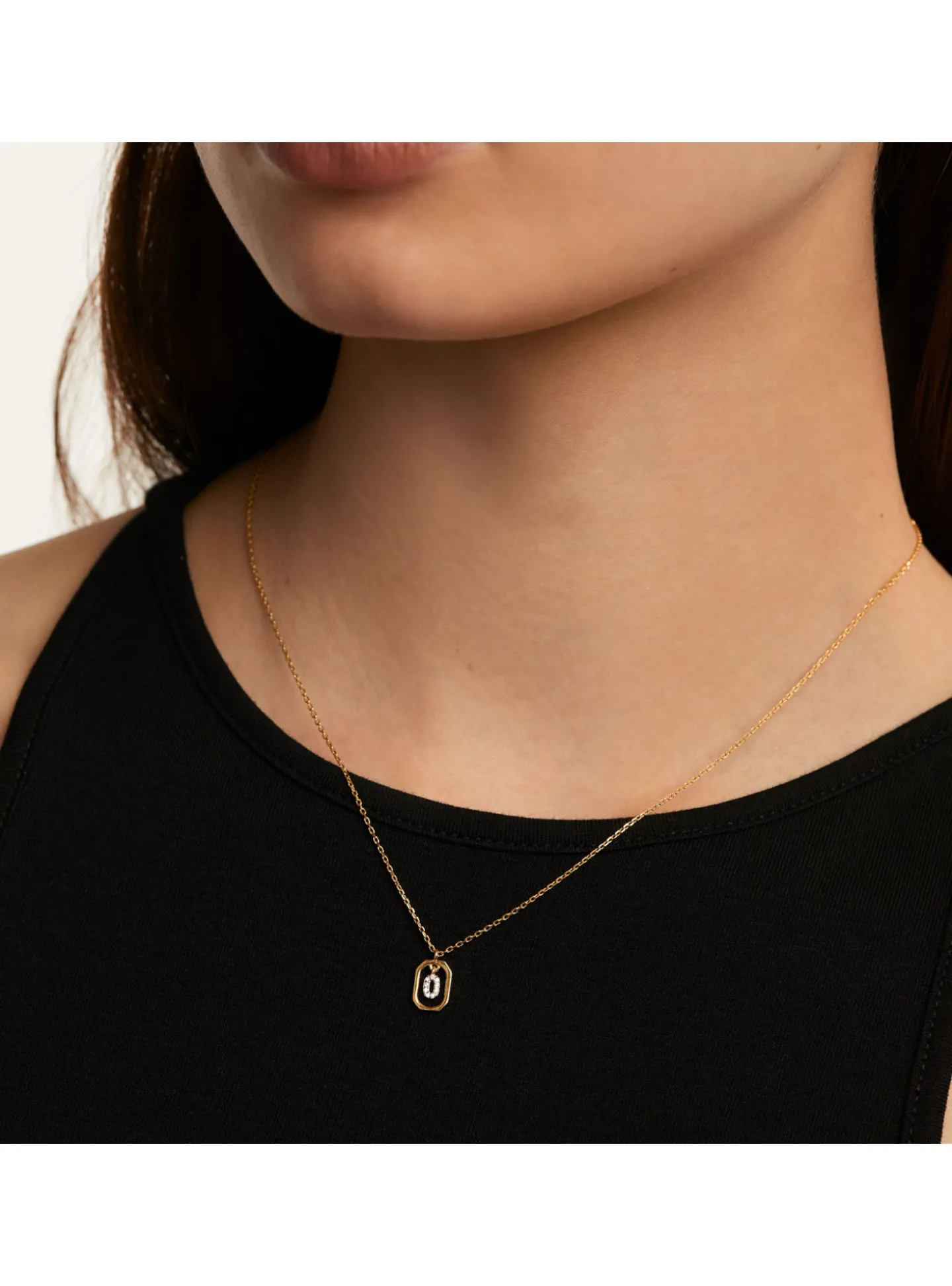 Collier Pdpaola Lettre O Mini doré
