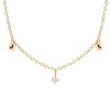 Collier PdPaola Love Triangle doré