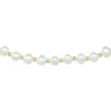 Collier perles de culture et intercalaires or jaune