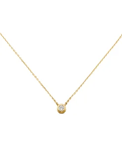 Collier ras de cou Agatha Brillant en argent doré