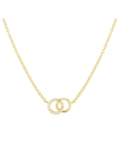 Collier ras de cou Agatha Rondou doré oxydes