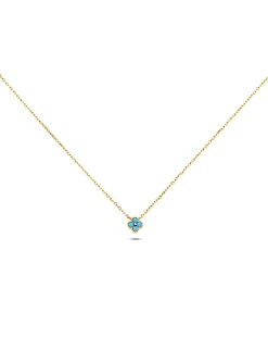 Collier ras de cou Agatha Beloves doré turquoise