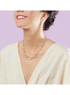 Collier ras de cou Agatha Chain argenté