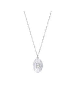 Collier Saunier argent martelé oxydes Eleonore