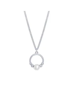 Collier Saunier argent Opaline