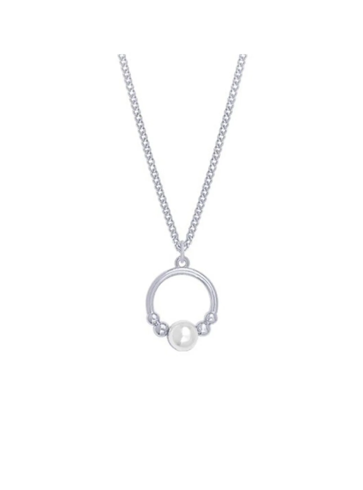 Collier Saunier argent Opaline