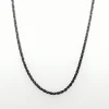 Collier sautoir Elden argent 925/1000 1 rang noir_x005f_x000D_collection Catch the Rainbow